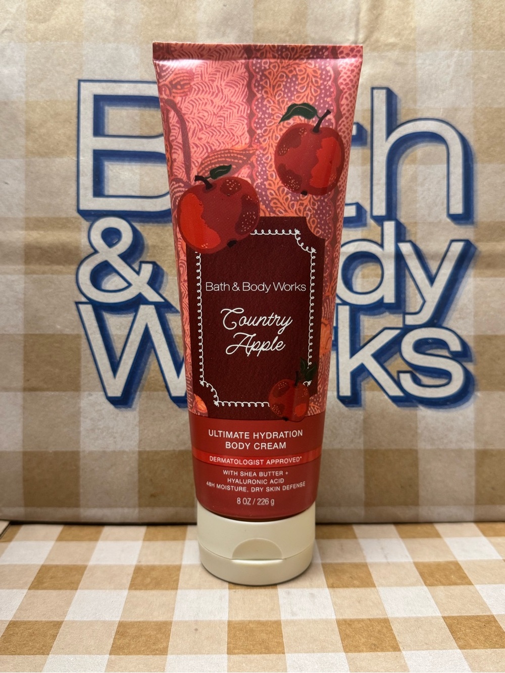 NEW B&BW Country Apple body cream with skin benefits and 48 hour moisture
